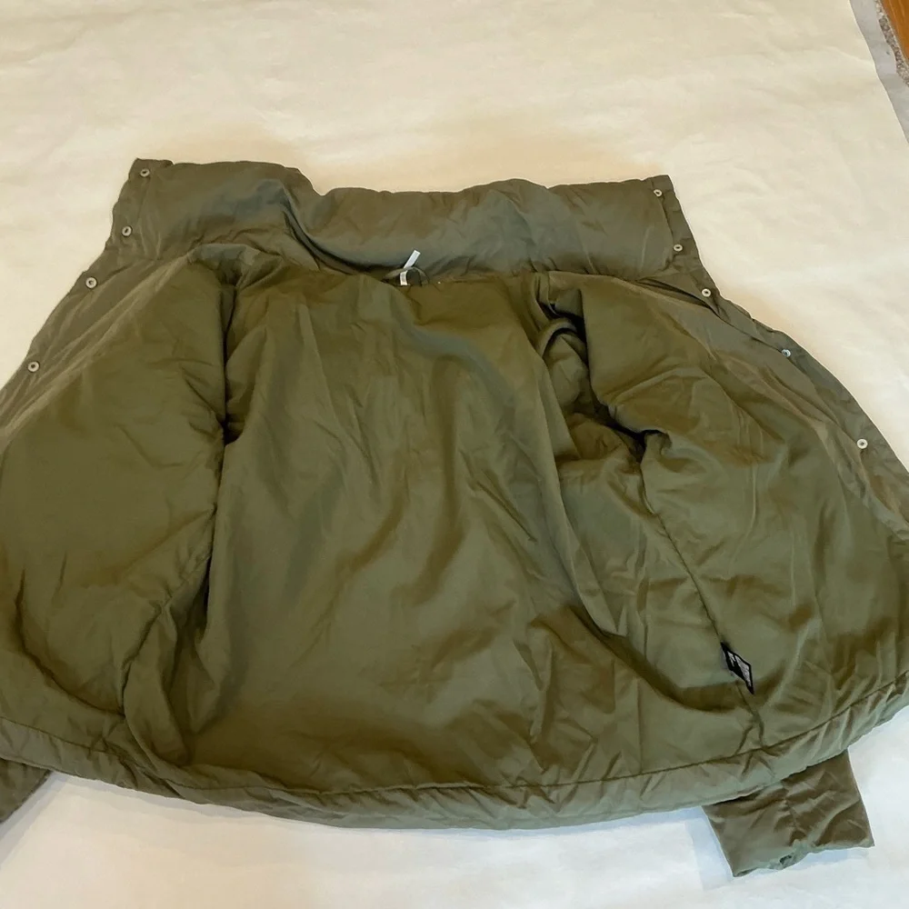 Free People Weekender Puffer Jacket in Olive Green Size S/P - Picture 8 of 11